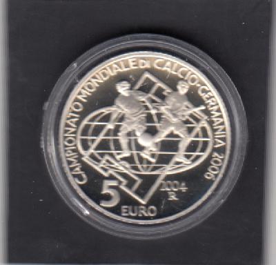 Beschrijving: 5 Euro SOCCER GERMANY 2006